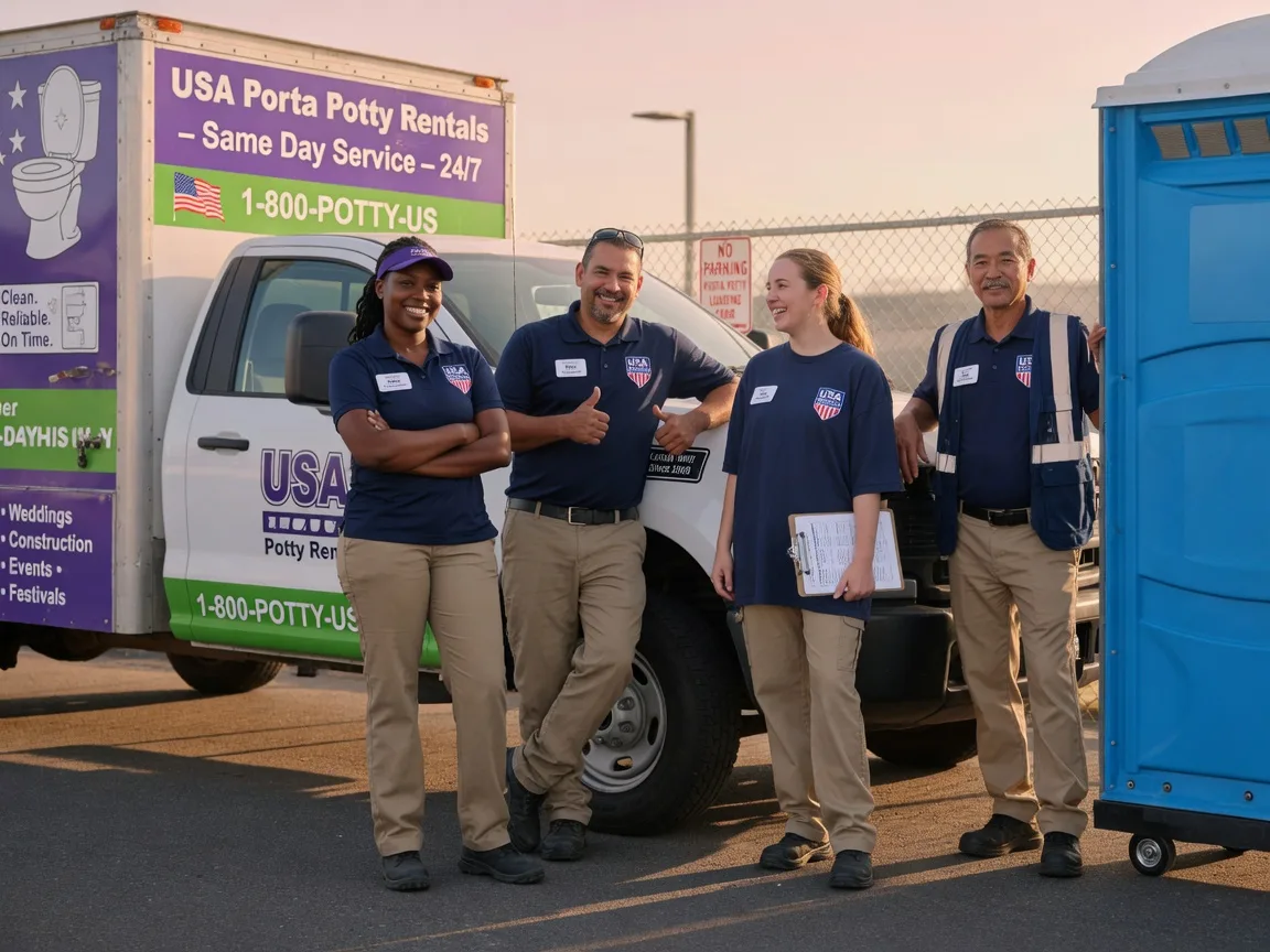Porta Potty Rental company in New Plymouth, OH